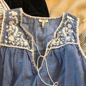 Joie embroidered top